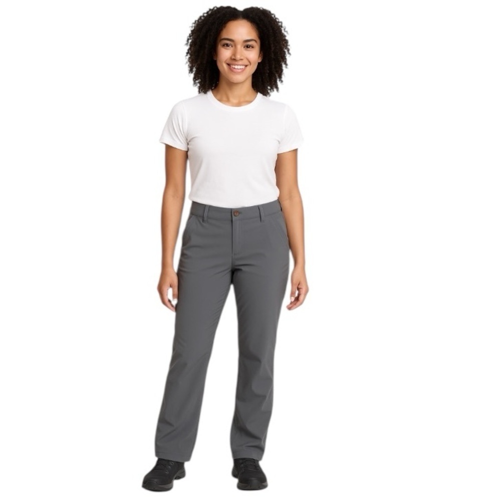 REI Women's Gray Outdoor Gorpcore Pockets Drawstring Hem Track Pants Size 4